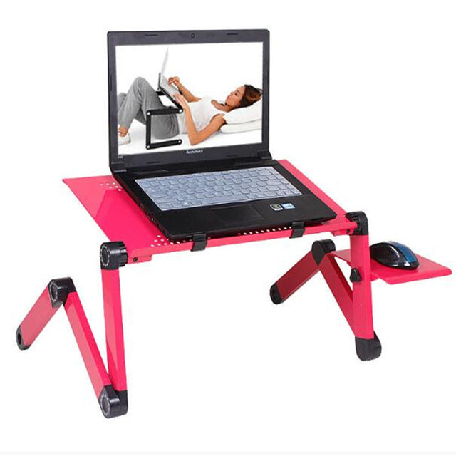360˚ Adjustable Laptop Desk with Cooling Fan Option!